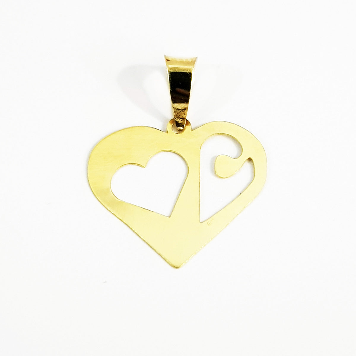 18K Pure Gold Heart Necklace | Necklace | 18K Gold Jewelry