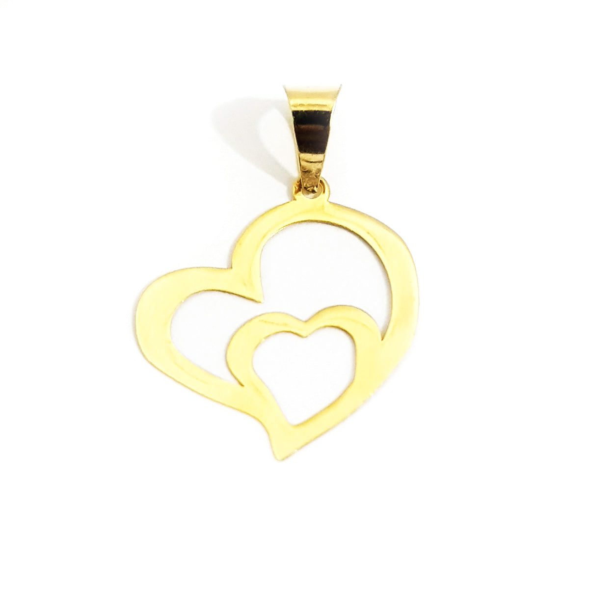 18K Pure Gold Heart Necklace | Necklace | 18K Gold Jewelry