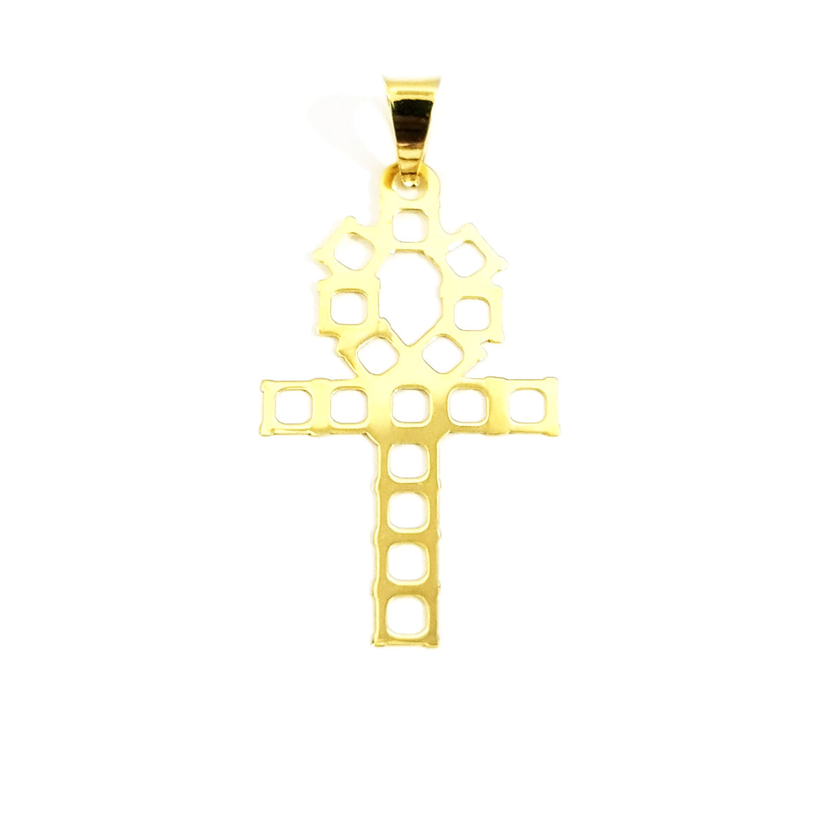 18K Pure Gold Cross Necklace
