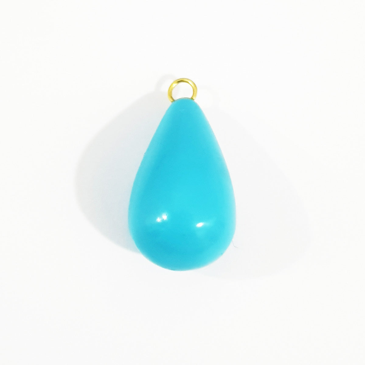 18K Pure Gold Stone Necklace