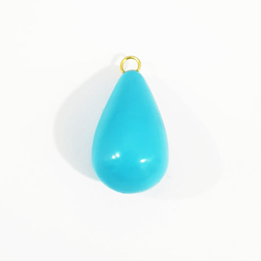 18K Pure Gold Stone Necklace