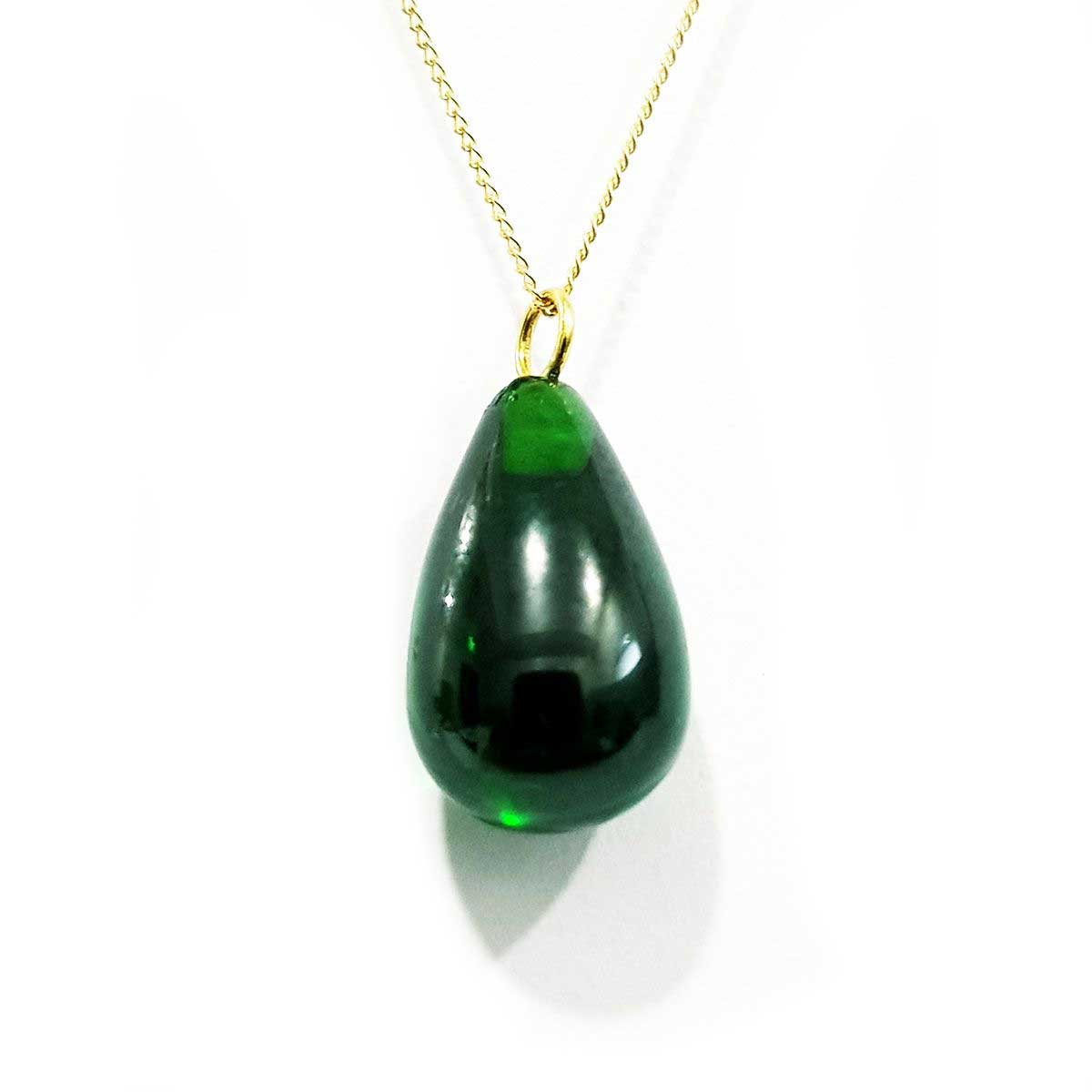 18K Pure  Gold Stone Necklace | Necklace | 18K Gold Jewelry