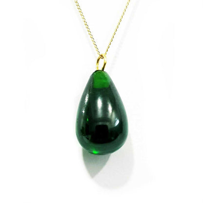 18K Pure  Gold Stone Necklace | Necklace | 18K Gold Jewelry