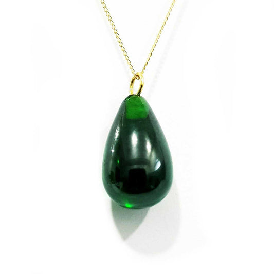 18K Pure  Gold Stone Necklace | Necklace | 18K Gold Jewelry
