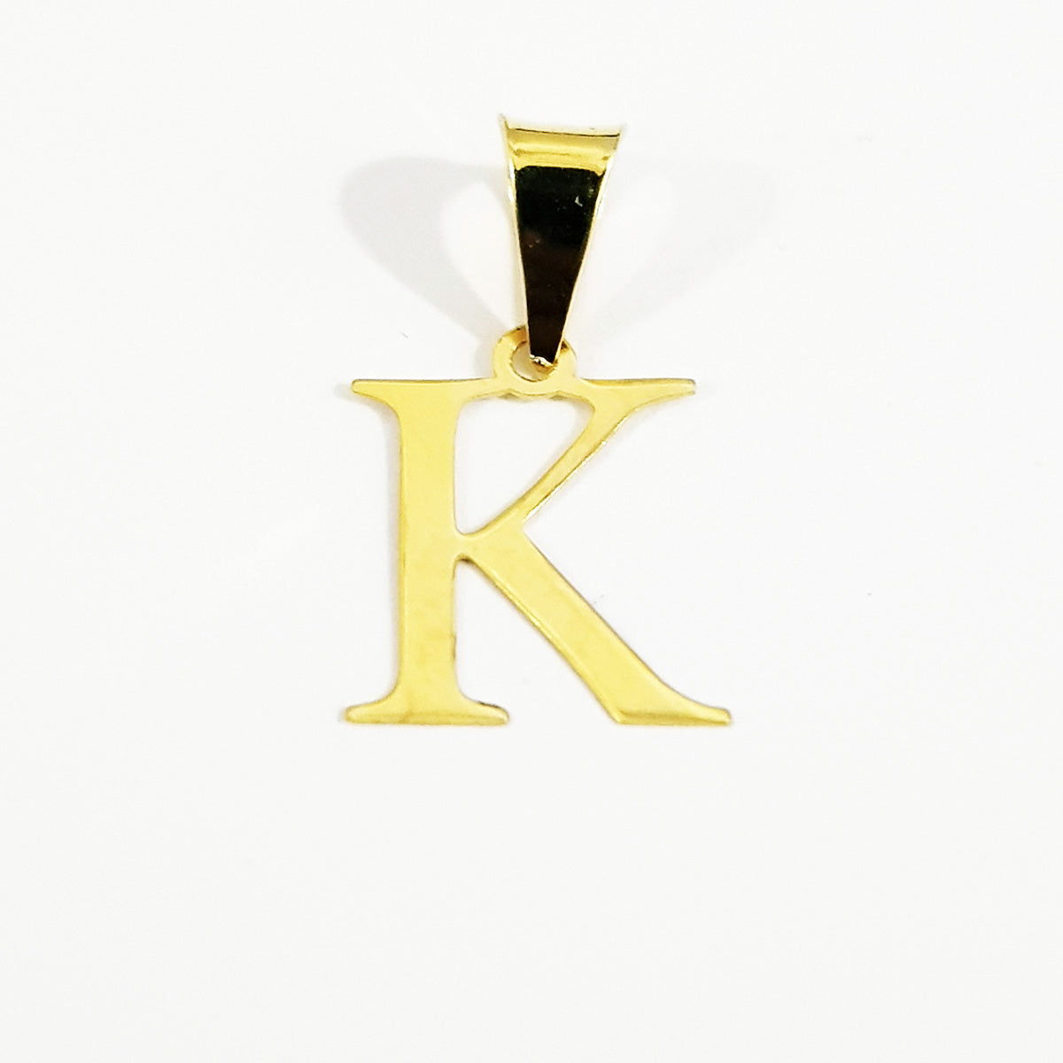 18K Pure Gold Letter K Design Necklace | Necklace | 18K Gold Jewelry