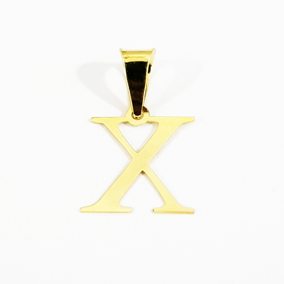 18K Pure Gold Letter X Design Necklace | Necklace | 18K Gold Jewelry