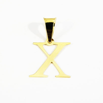 18K Pure Gold Letter X Design Necklace | Necklace | 18K Gold Jewelry