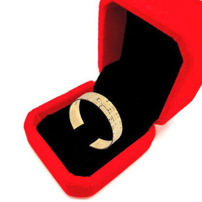 18K Pure Gold Ring