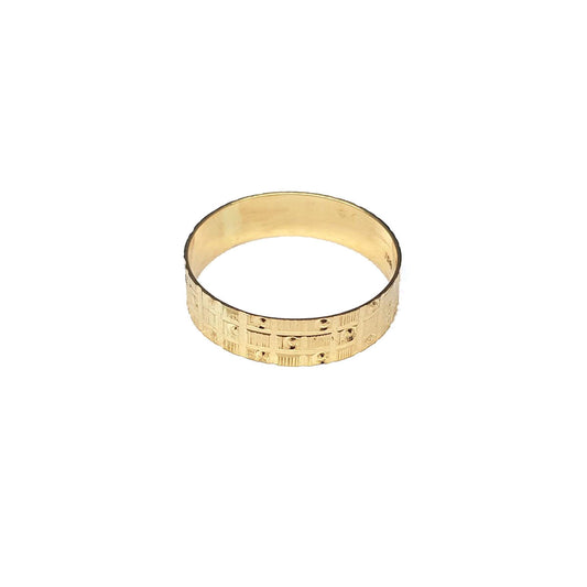 18K Pure Gold Ring