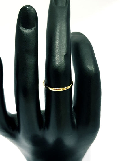 18K Pure Gold Plain Ring | Ring | 18K Gold Jewelry