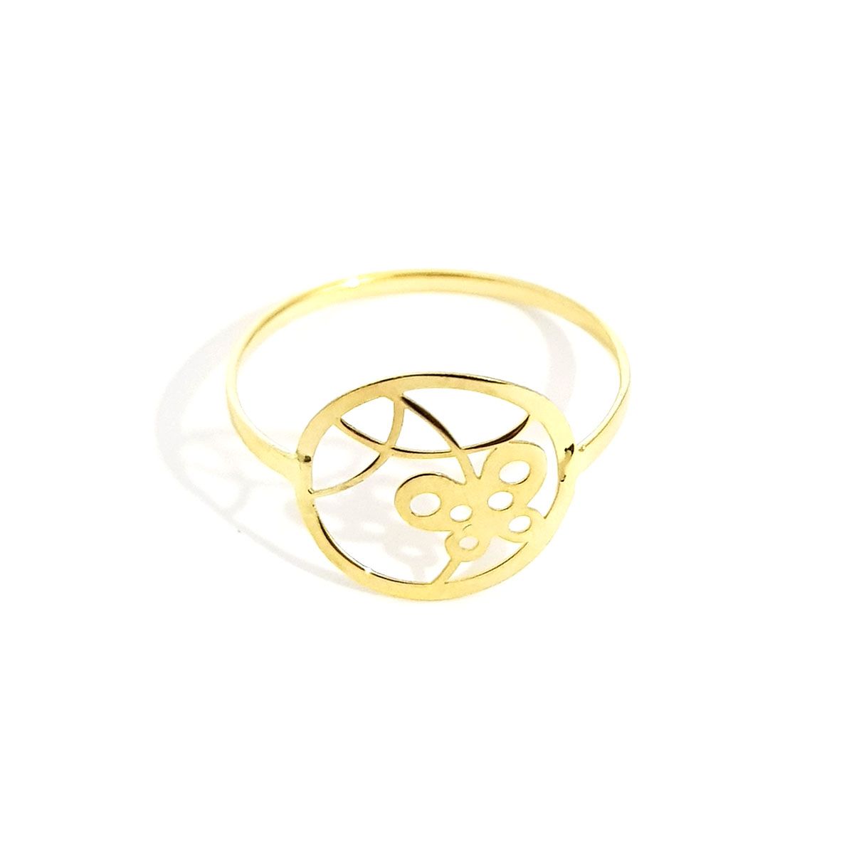 18K Pure Gold Butterfly Ring | Ring | 18K Gold Jewelry