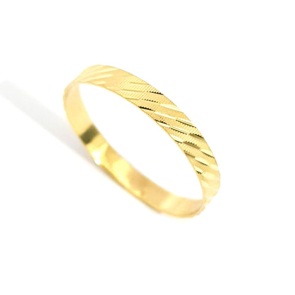 18K Pure Gold Wedding Ring | Ring | 18K Gold Jewelry