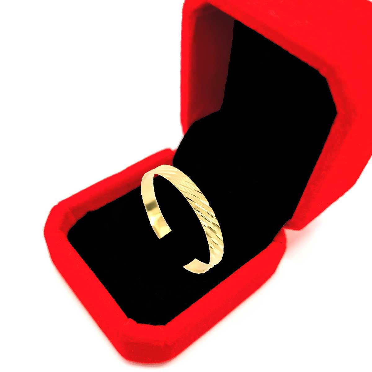 18K Pure Gold Wedding Ring | Ring | 18K Gold Jewelry