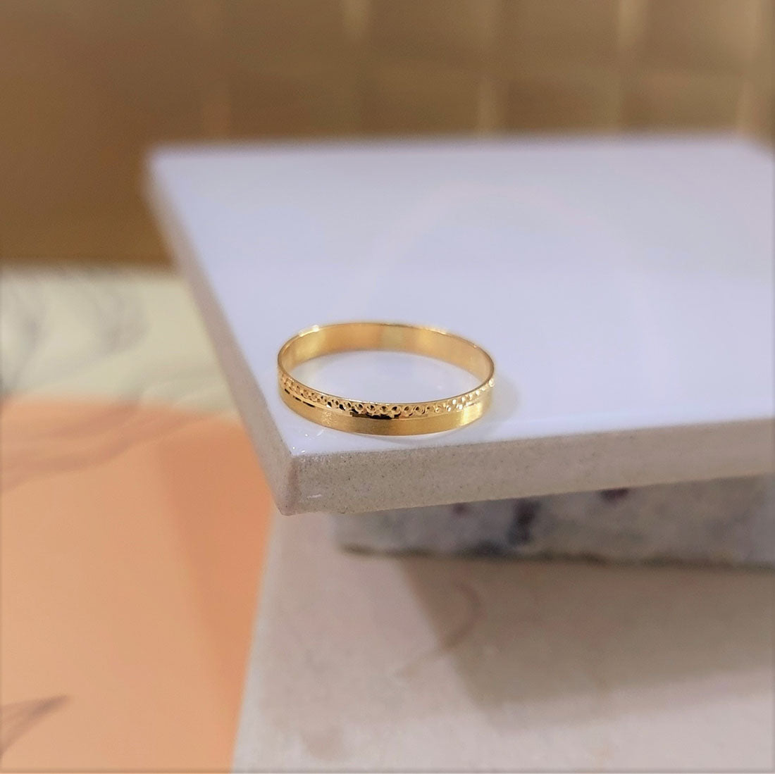 18K Pure Gold Elegant Ring | Ring | 18K Gold Jewelry
