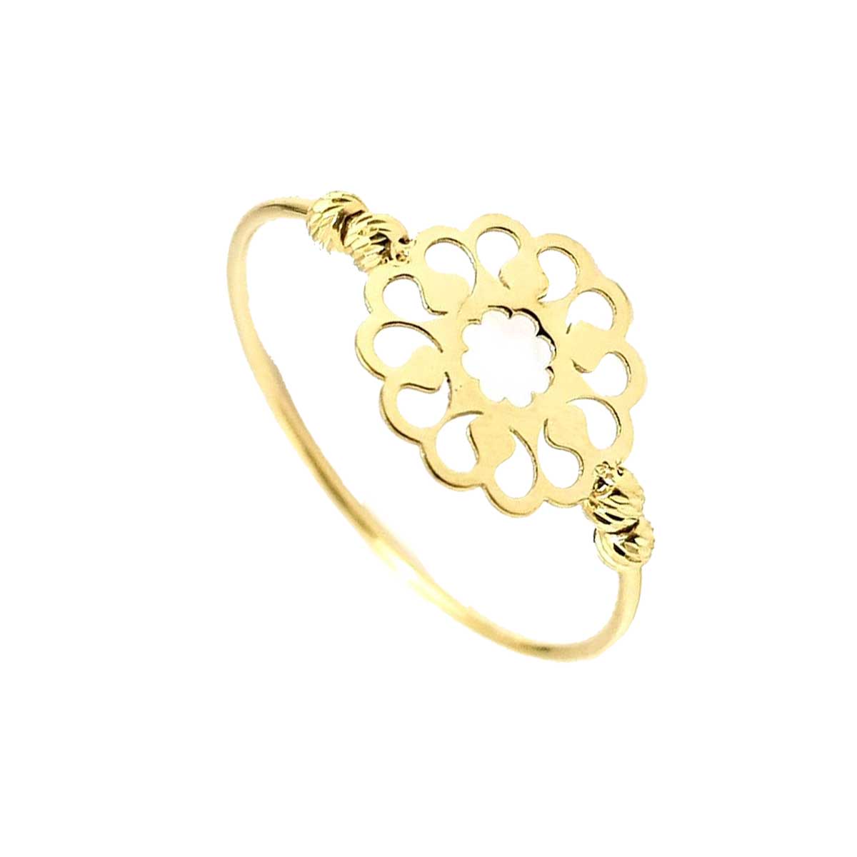 18K Pure Gold Flower Ring | Ring | 18K Gold Jewelry