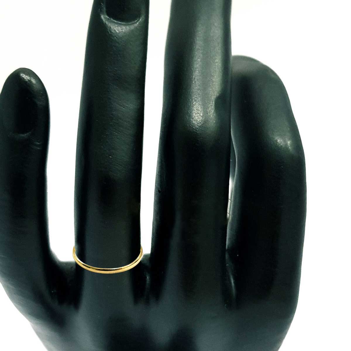 18K Pure Gold Plain Ring | Ring | 18K Gold Jewelry