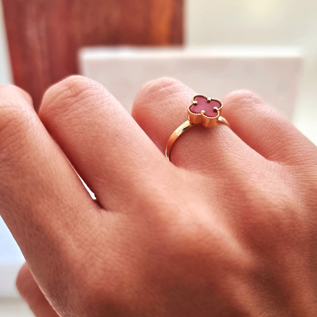 18K Solid Gold Elegant Design Ring | Gold | 18K Gold Jewelry