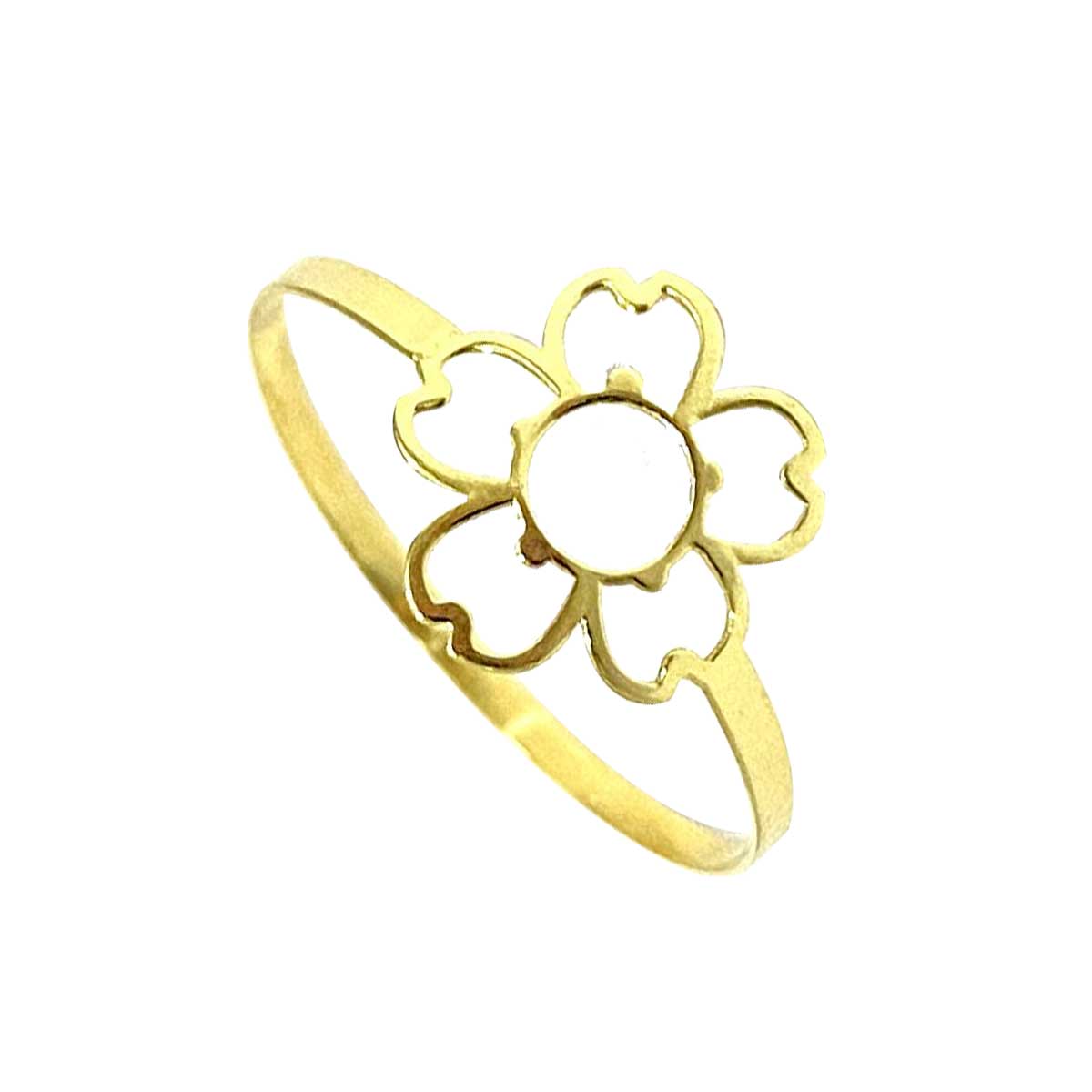 GR514_01 18K Gold Ring