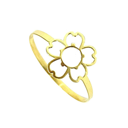 GR514_01 18K Gold Ring