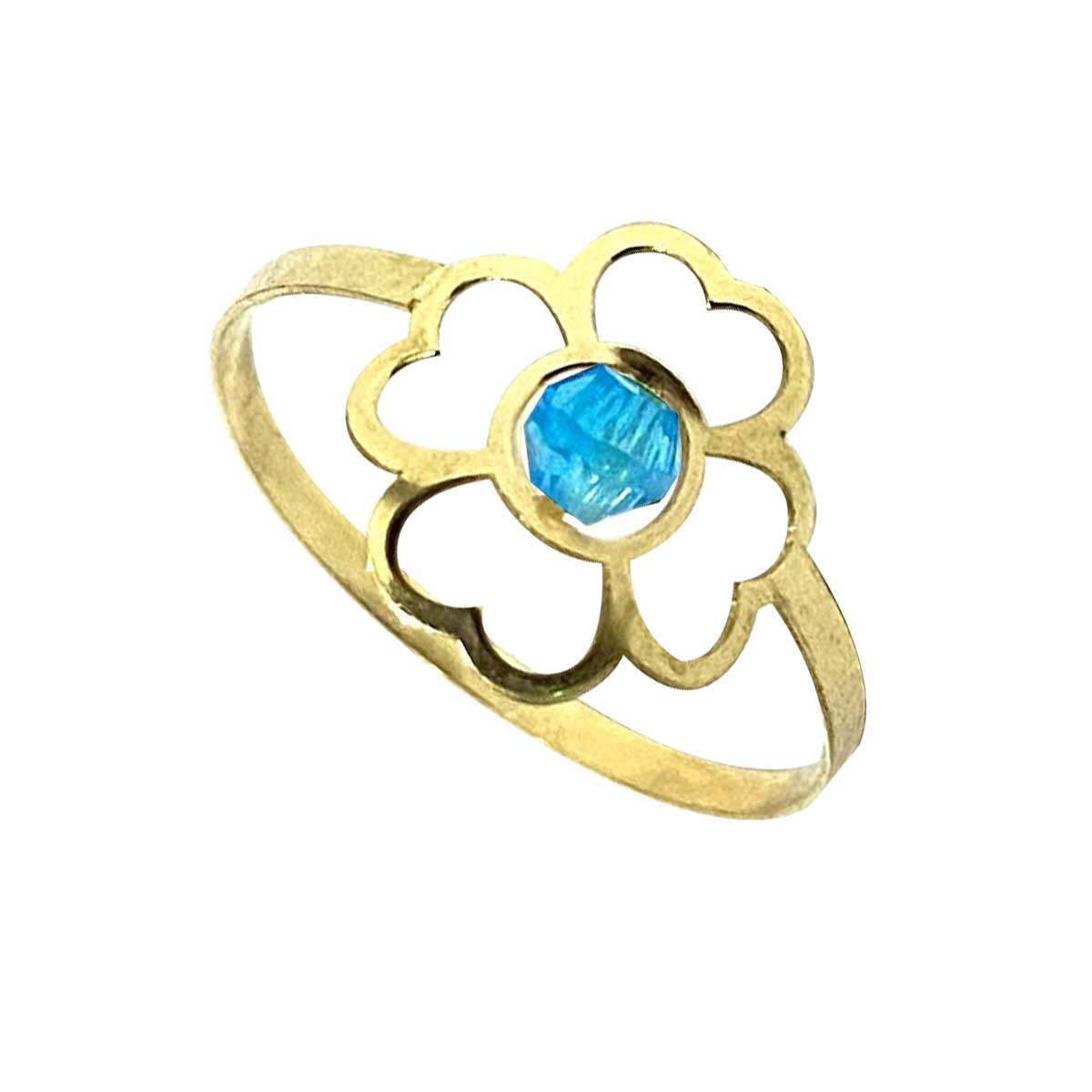 18K Pure Gold Elegant Flower Design Ring | Ring | 18K Gold Jewelry