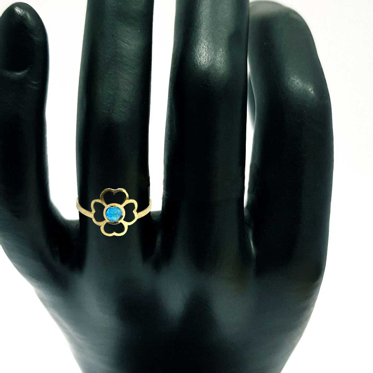 18K Pure Gold Elegant Flower Design Ring | Ring | 18K Gold Jewelry