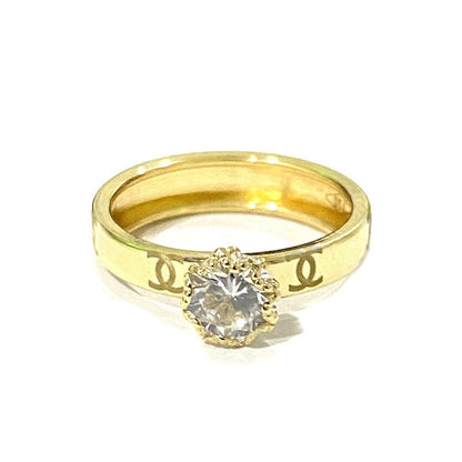 18K Pure Gold Engagement Ring | Ring | 18K Gold Jewelry