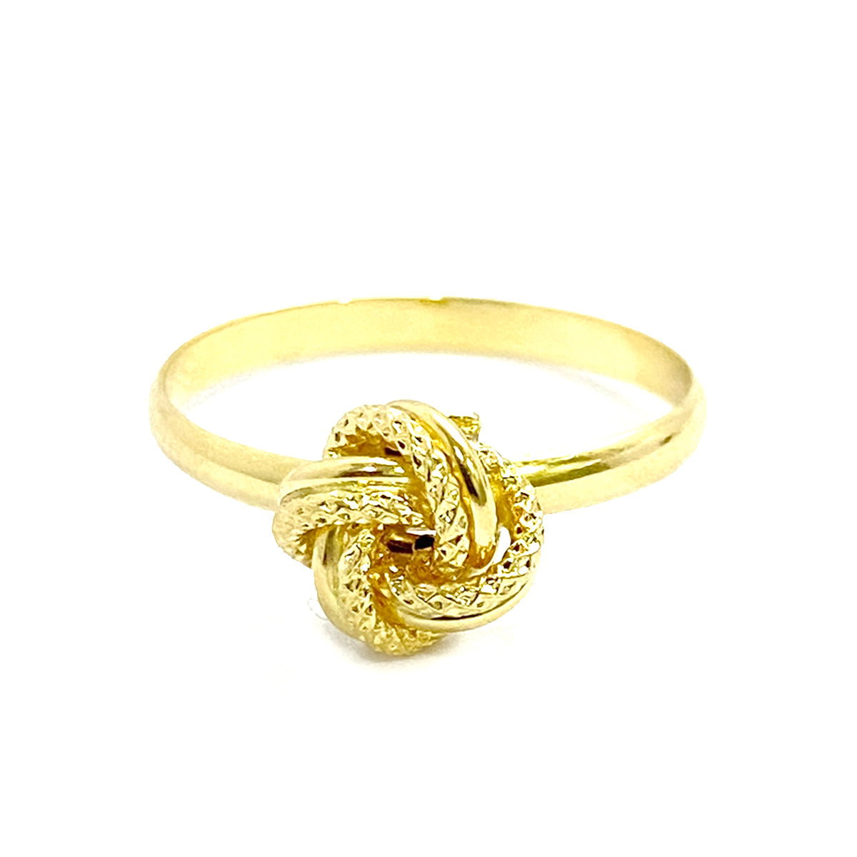 18K Pure Gold Love Knot Design Ring | Ring | 18K Gold Jewelry