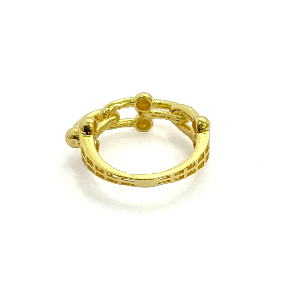 18K Pure Gold Elegant Design Ring