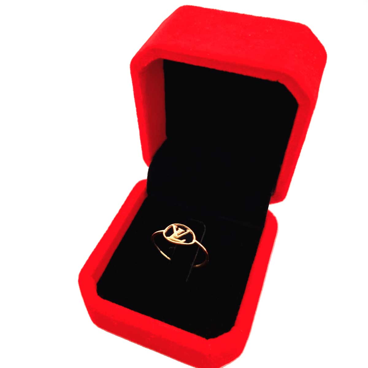 18K Pure Gold Elegant Ring