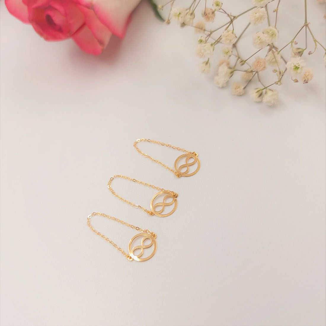 18K Pure Gold Infinity Ring | Ring | 18K Gold Jewelry