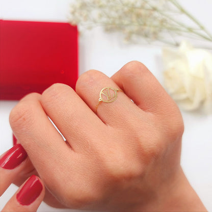 18K Pure Gold Charm Ring | Ring | 18K Gold Jewelry