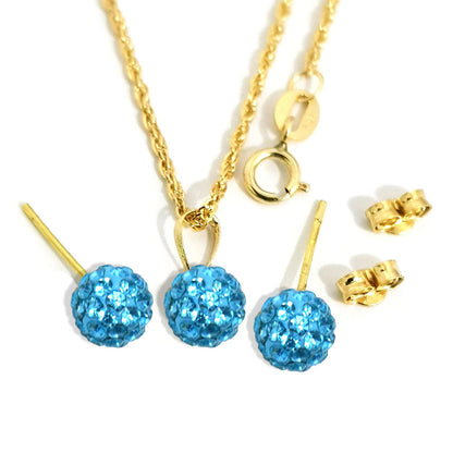 18K Pure Gold Jewellery Set | Jewelry Set | 18K Gold Jewelry