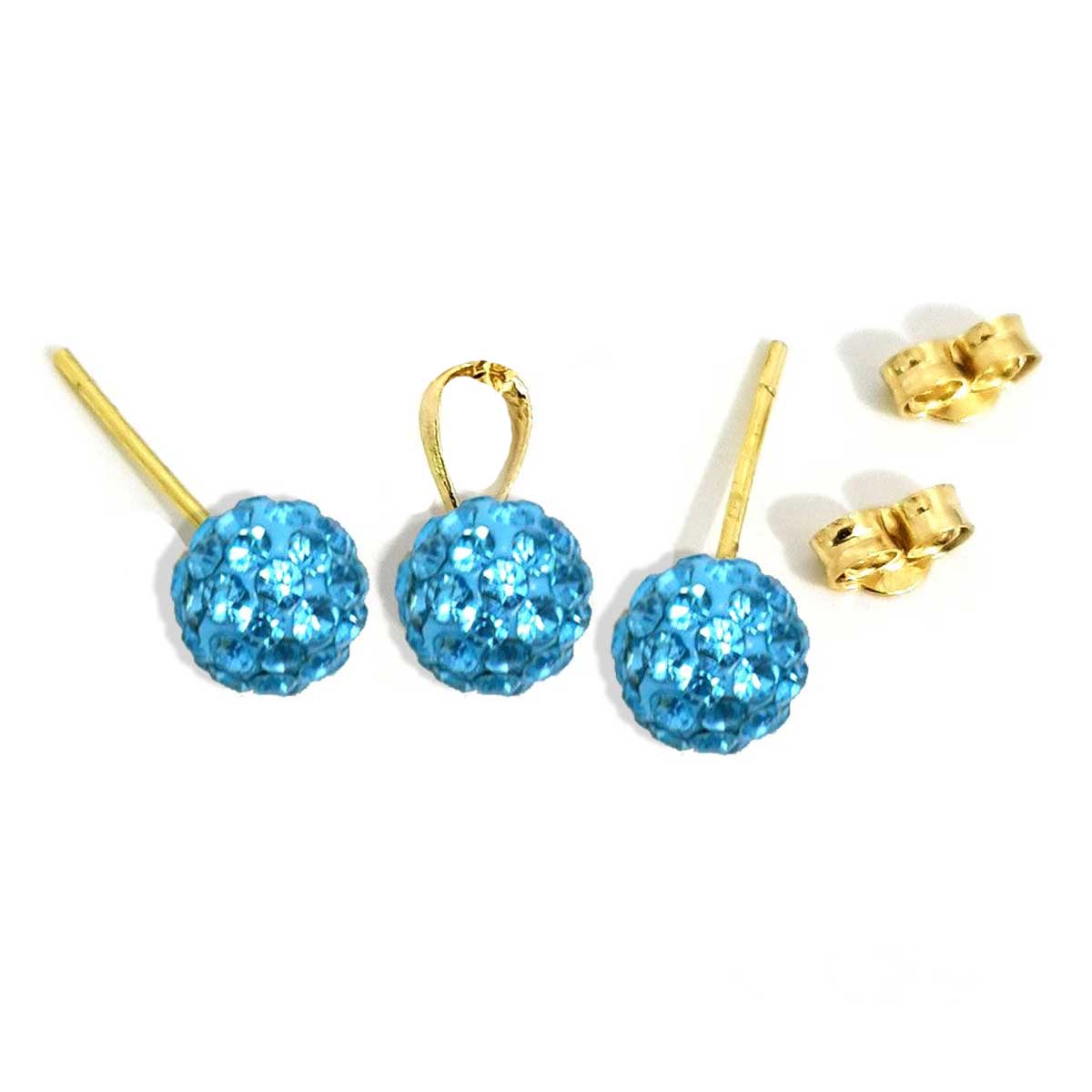 18K Pure Gold Jewellery Set