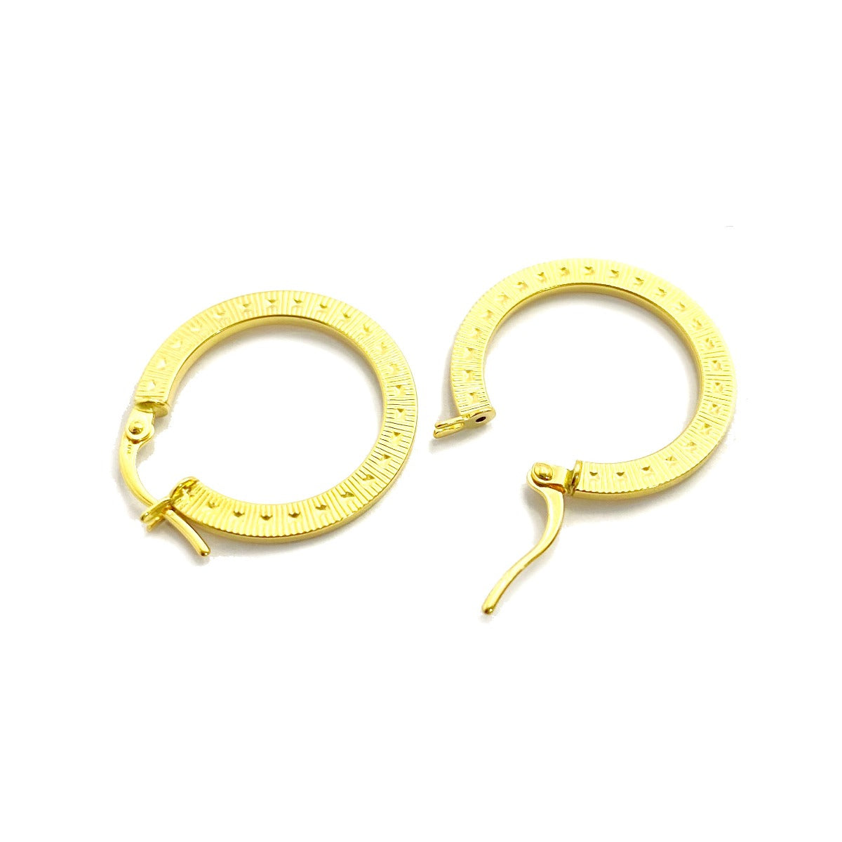18K Pure Gold Hoop Earrings Design | Earring | 18K Gold Jewelry