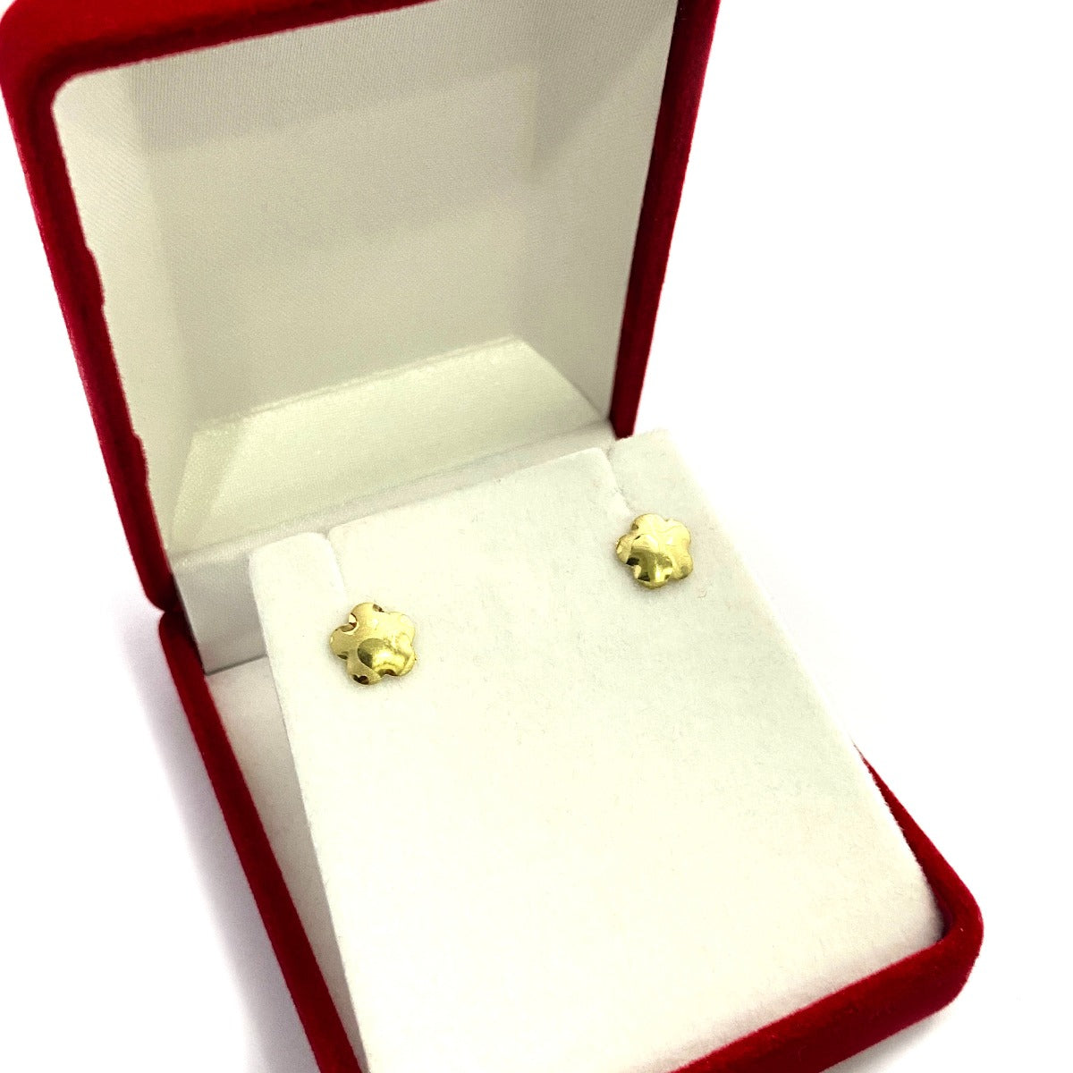 18K Solid Gold Flower Earrings Design | Earings | 18K Gold Jewelry