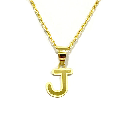 18K Pure Gold Letters Necklaces | Necklace | 18K Gold Jewelry
