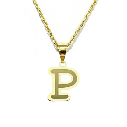 18K Pure Gold Letters Necklaces | Necklace | 18K Gold Jewelry