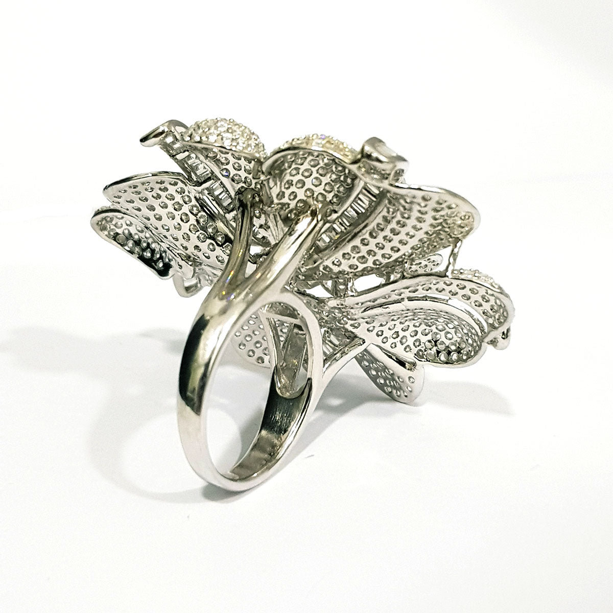 Real Silver Crystal Ring | Silver | 18K Gold Jewelry